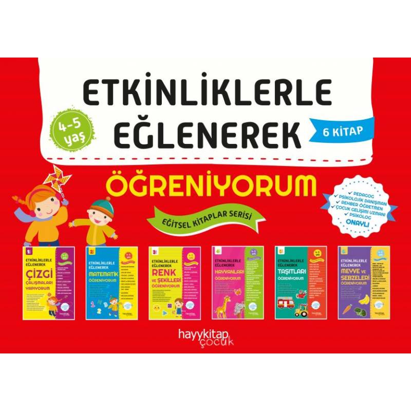 Etkinliklerle Eğlenerek Öğreniyorum 6 Kitap Takım