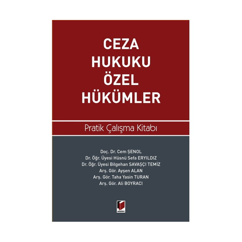 Ceza Hukuku Özel Hükümler Pratik Çalışma Kitabı