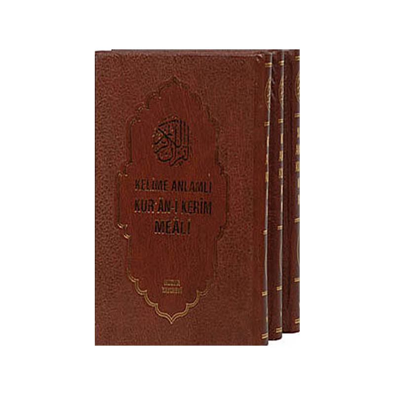 Kelime Anlamlı Kuran I Kerim Meali 3 Kitap Takım Kuşe