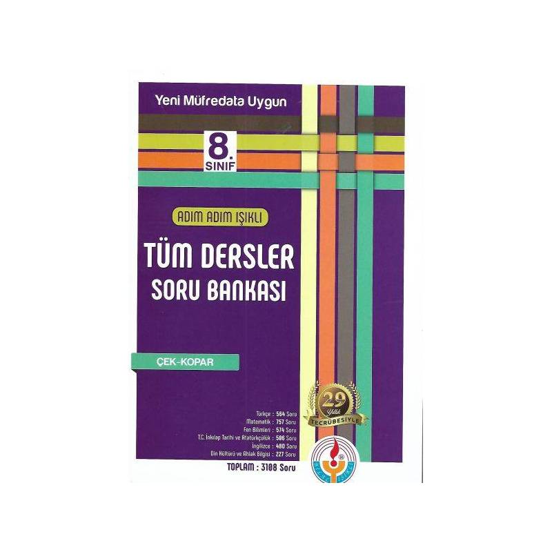 Adım Adım 8. Sınıf Tüm Dersler Soru Bankası