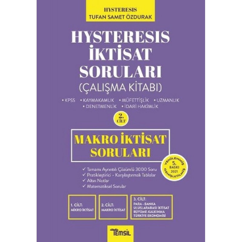 Hysteresis İktisat Soruları Cilt: 2 - Makro İktisat