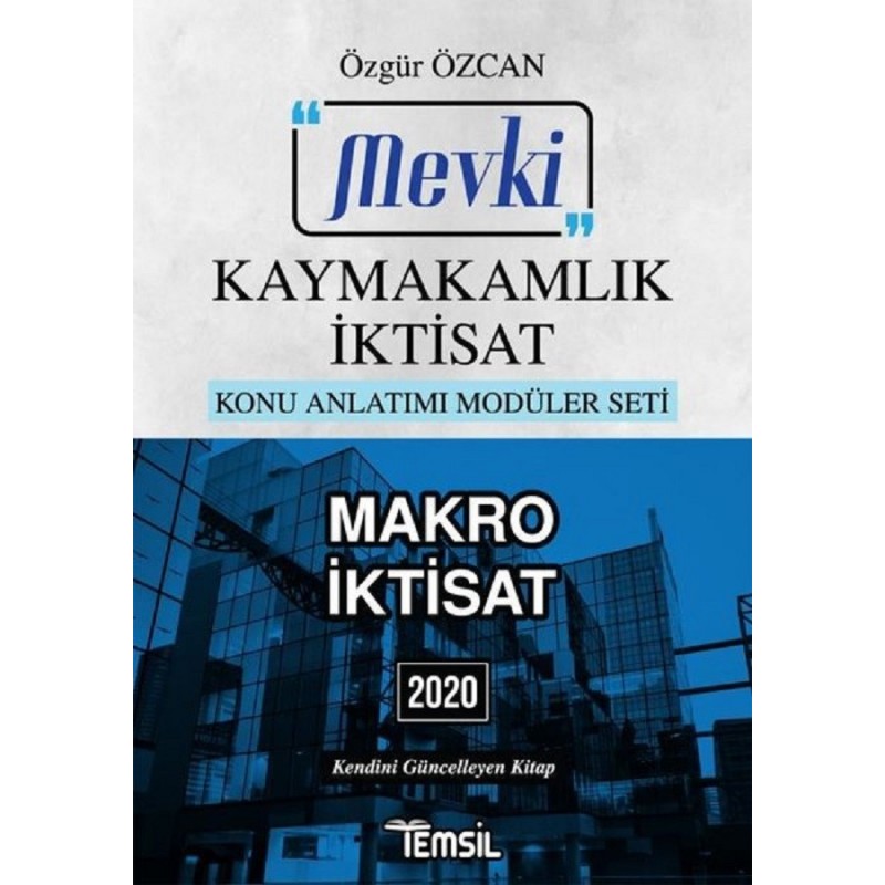 Mevki Makro İktisat (Kaymakamlık İktisat) 2020 / Konu Anlatımı Modüler Seti