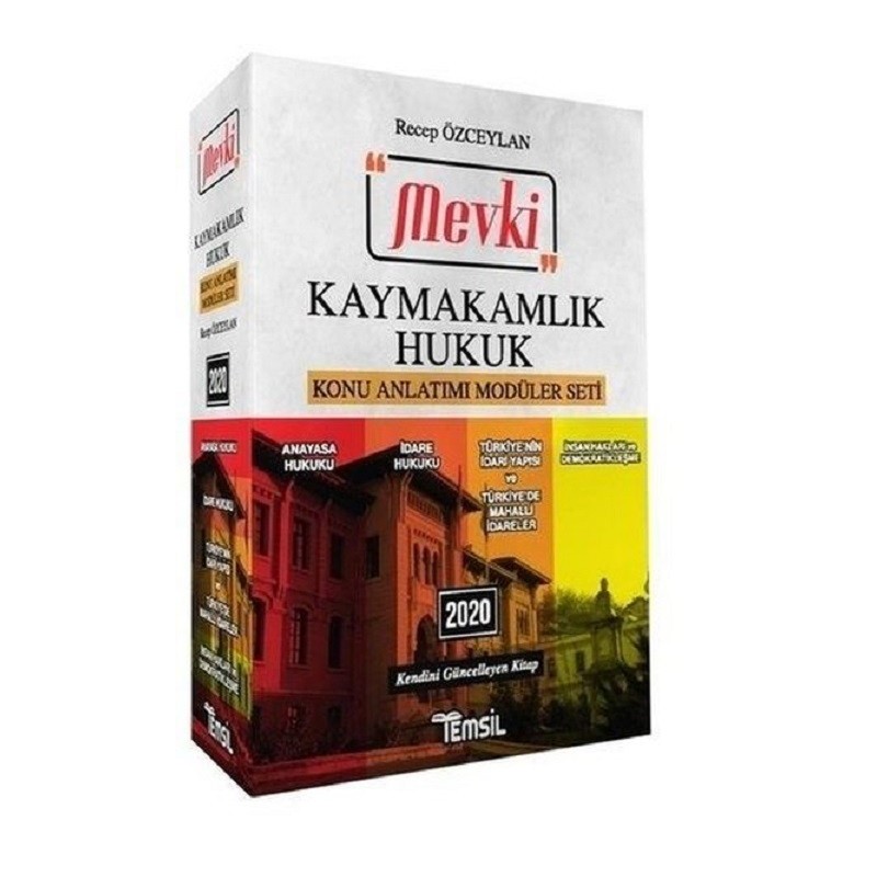Mevki Kaymakamlık Hukuk Konu Anlatımı Modüler Seti 2020