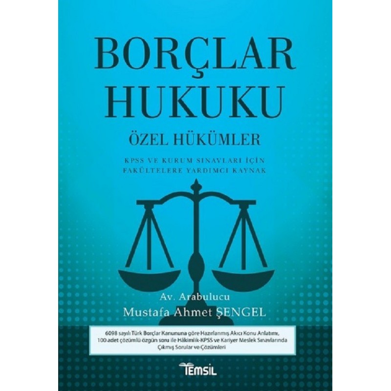 Borçlar Hukuku - Özel Hükümler