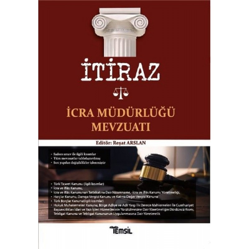 İtiraz İcra Müdürlüğü Mevzuatı