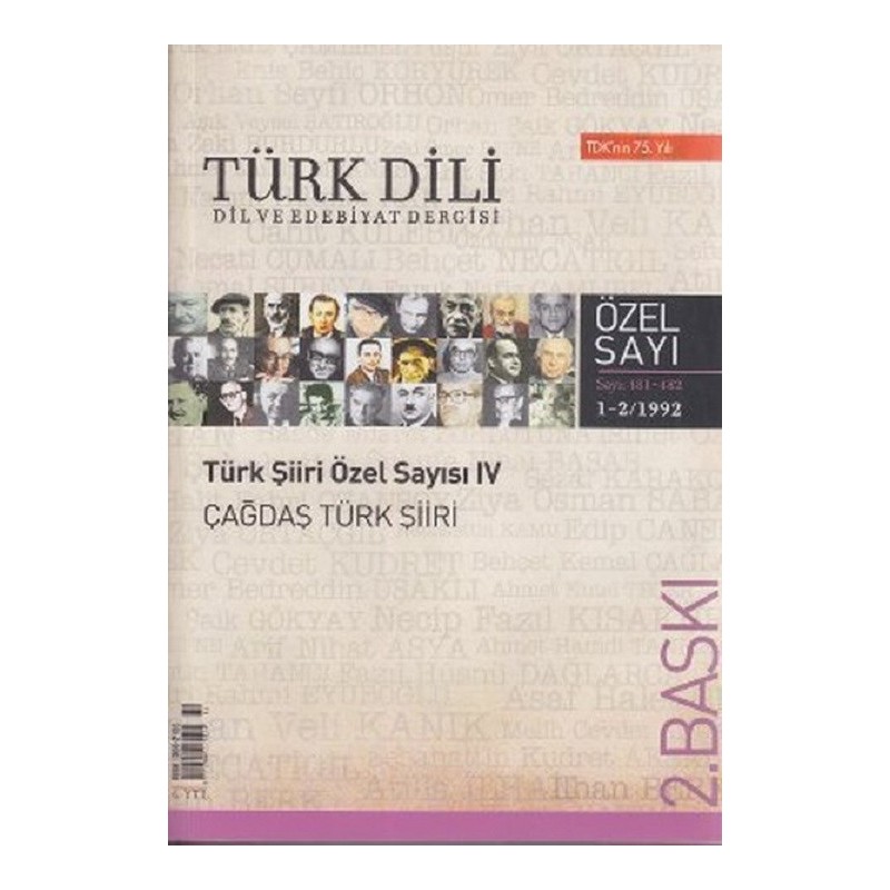 Türk Dili Sayı 481: Türk Şiiri Özel Sayısı 4 (Çağdaş Türk Şiiri)