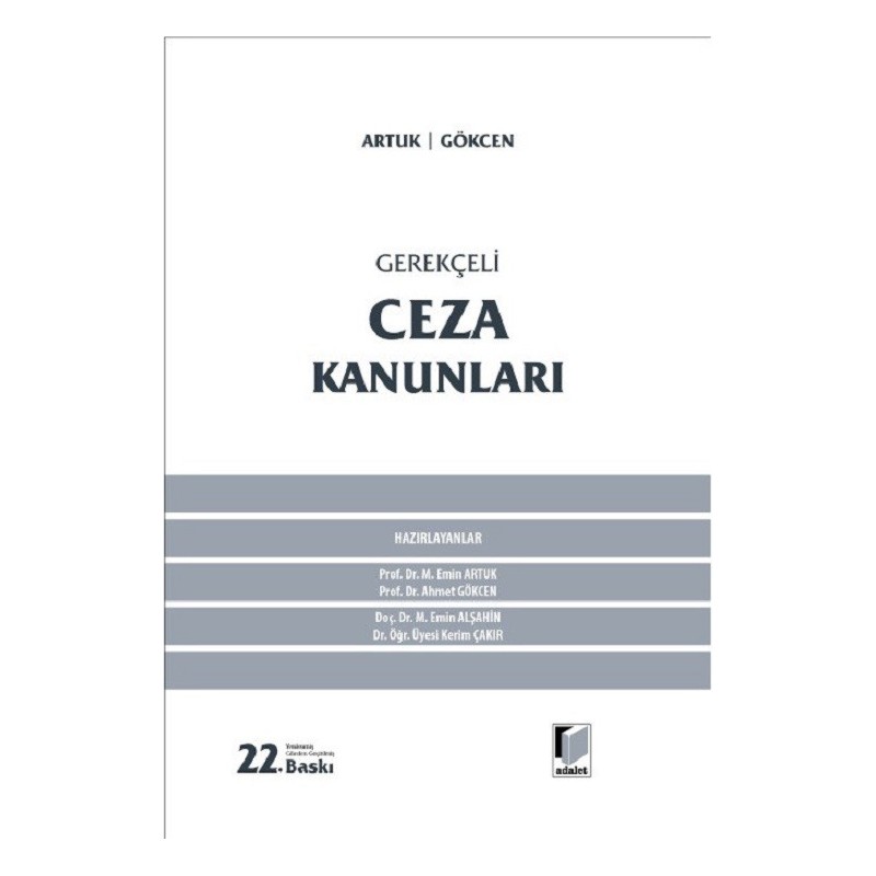 Gerekçeli Ceza Kanunları