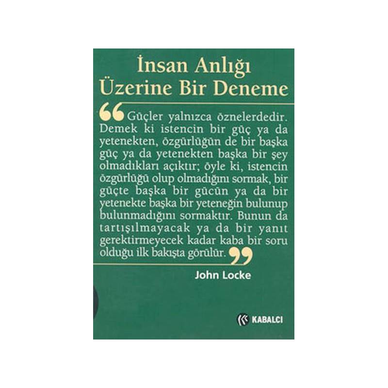 İnsan Anlığı Üzerine Bir Deneme