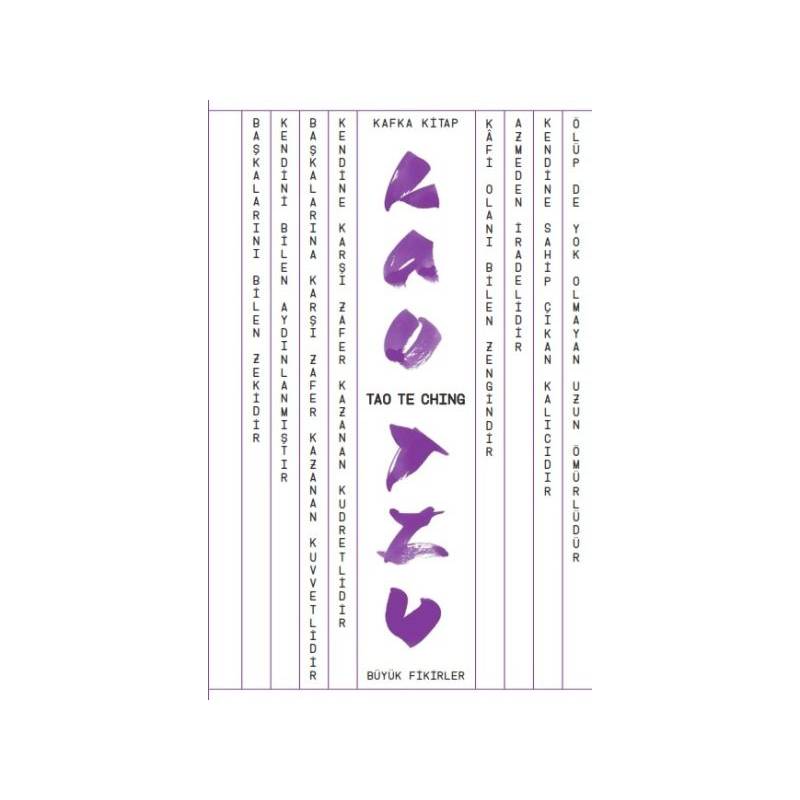Büyük Fikirler Serisi 15 Tao Te Ching