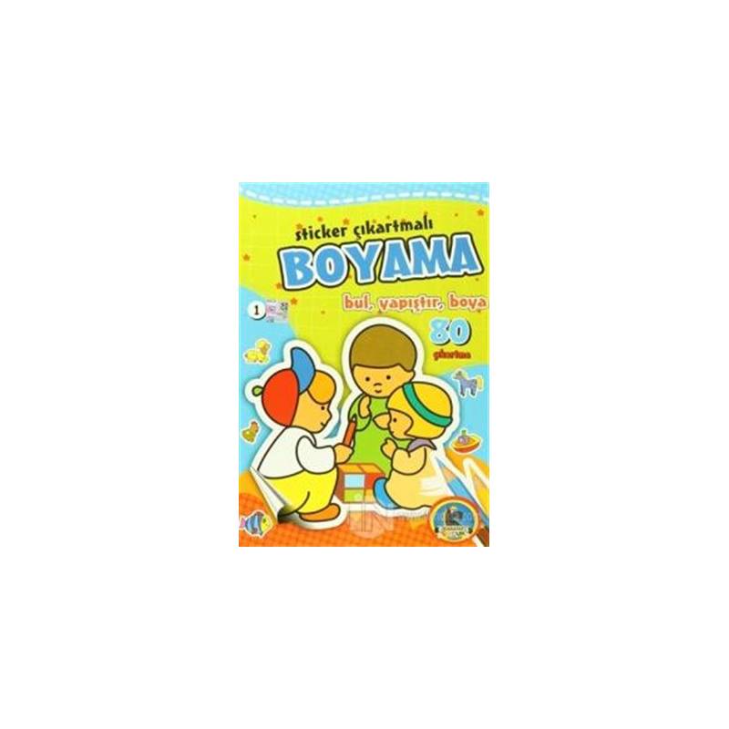 Sticker Çıkartmalı Boyama 6 Kitap Takım