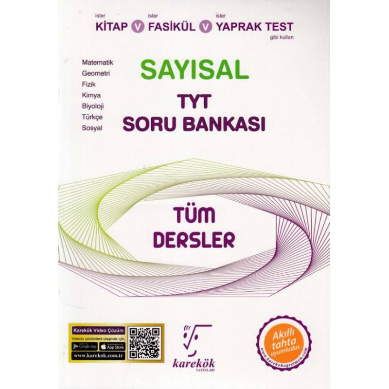 Karekök Tyt Tüm Dersler Sayısal Soru Bankası Yeni