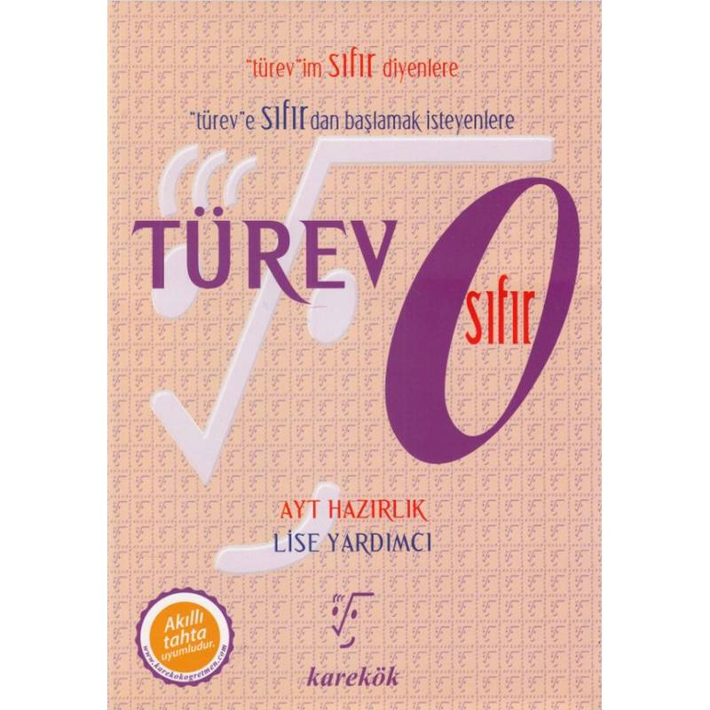 Karekök Ayt Hazırlık Türev Sıfır Yeni