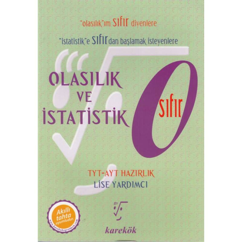 Karekök Tyt Ayt Olasılık Ve İstatistik Sıfır Yeni