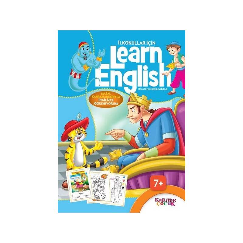 İlkokullar İçin Learn English Mavi
