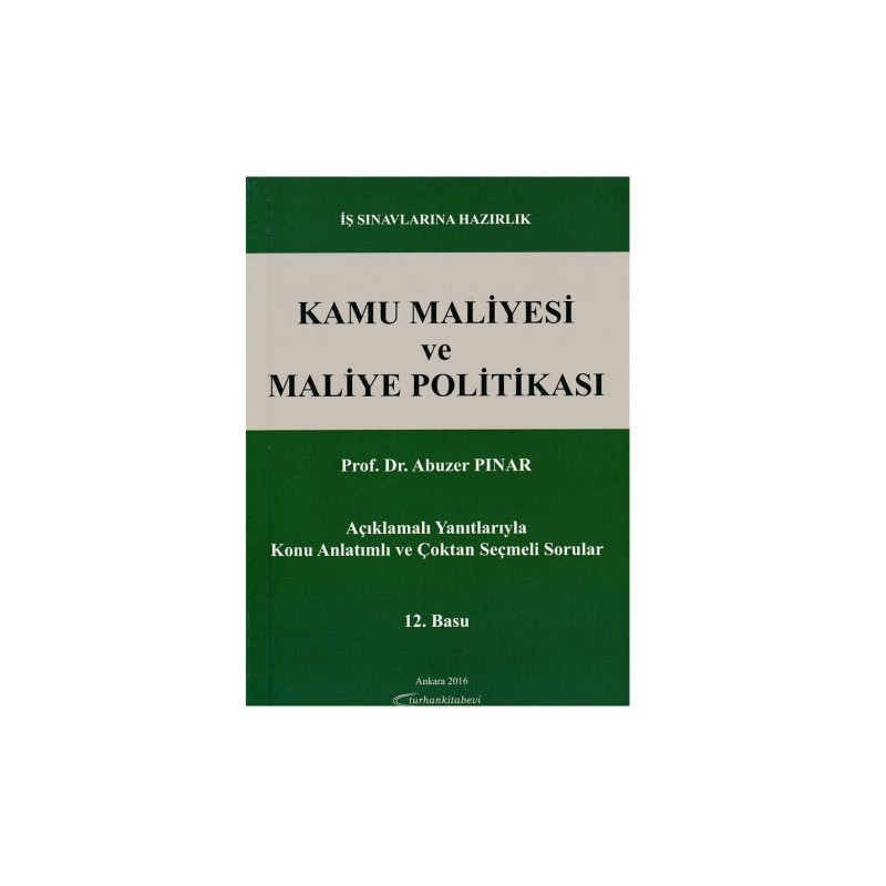 Kamu Maliyesi Ve Maliye Politikası