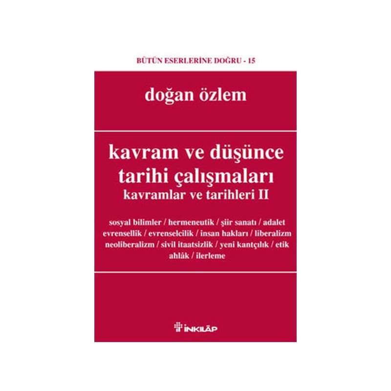 Kavram Ve Düşünce Tarihi Çalışmaları Kavramlar Ve Tarihleri 2