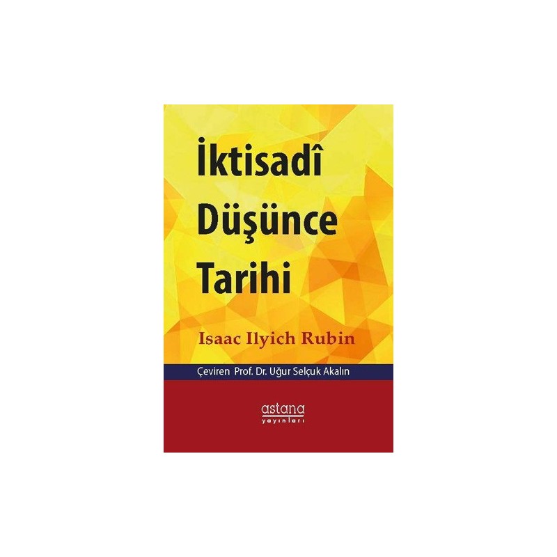 İktisadi Düşünce Tarihi İktisadi Düşünce Tarihi