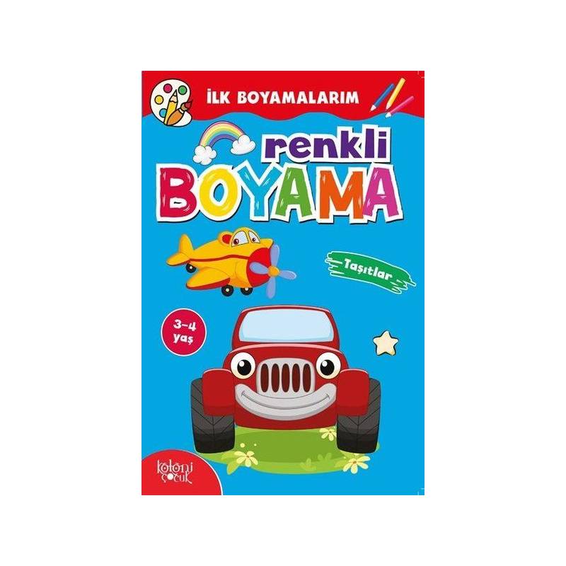 Renkli Boyama Taşıtlar