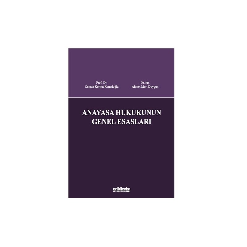 Anayasa Hukukunun Genel Esasları