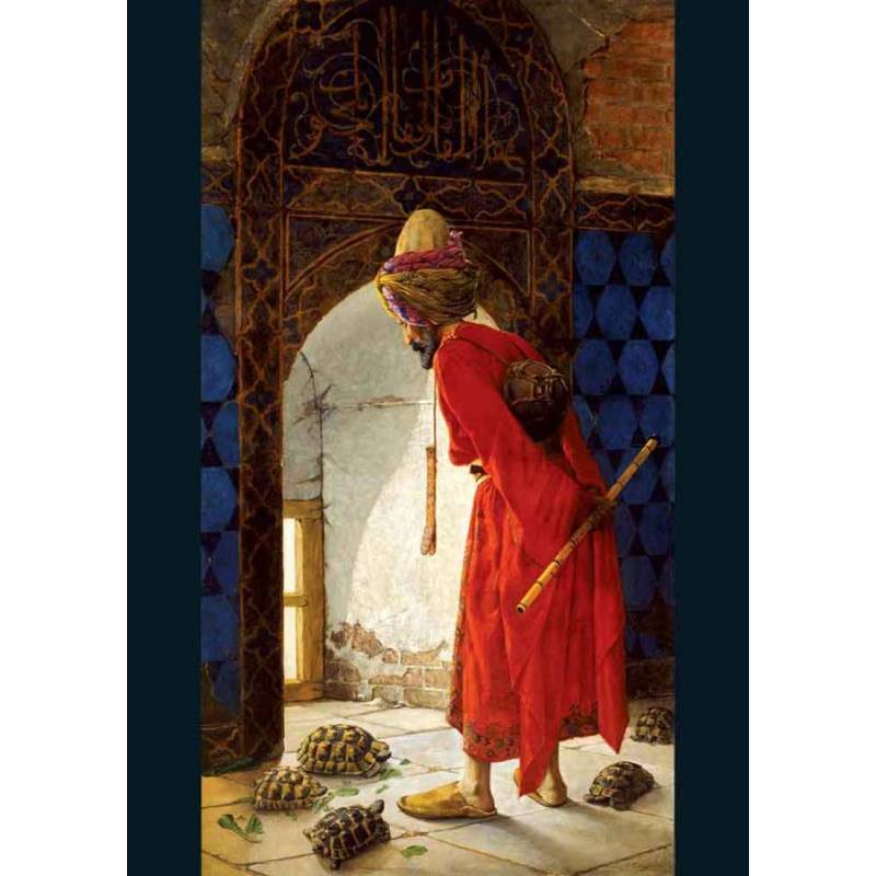 Puzzle 1000 Parça Kaplumbağa Terbiyecisi Osman Hamdi Bey 11807