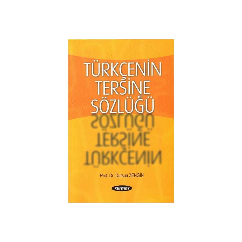 Türkçenin Tersine Sözlüğü