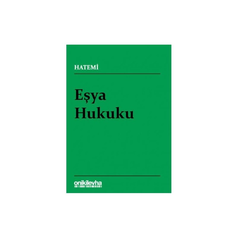 Eşya Hukuku