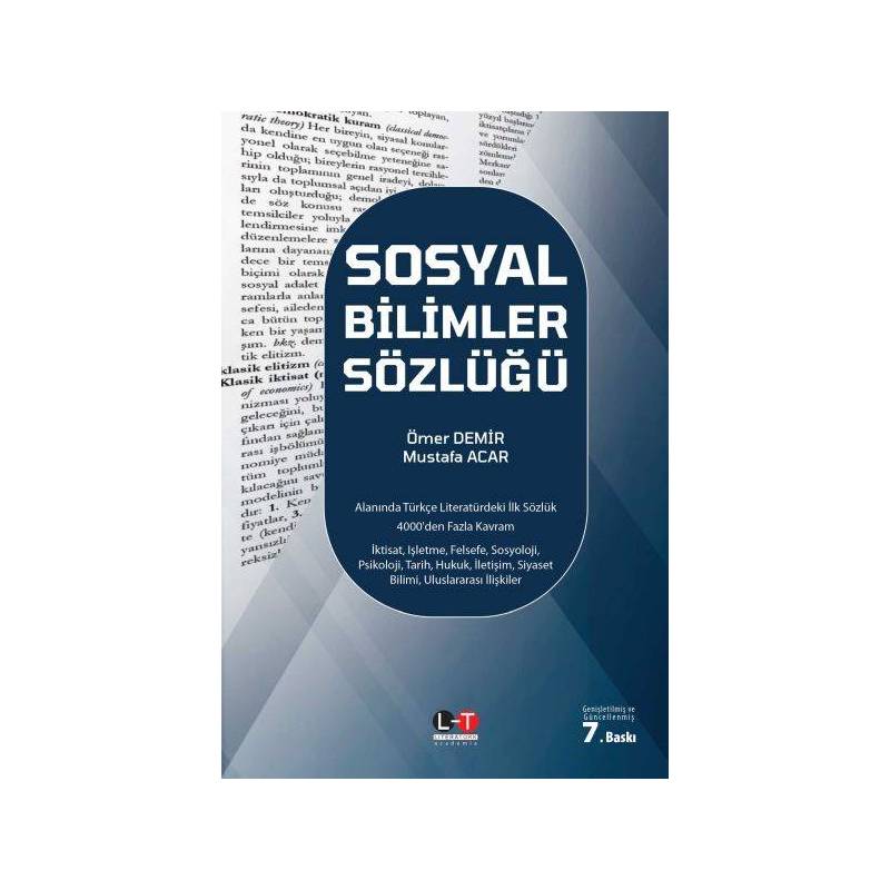 Sosyal Bilimler Sözlüğü
