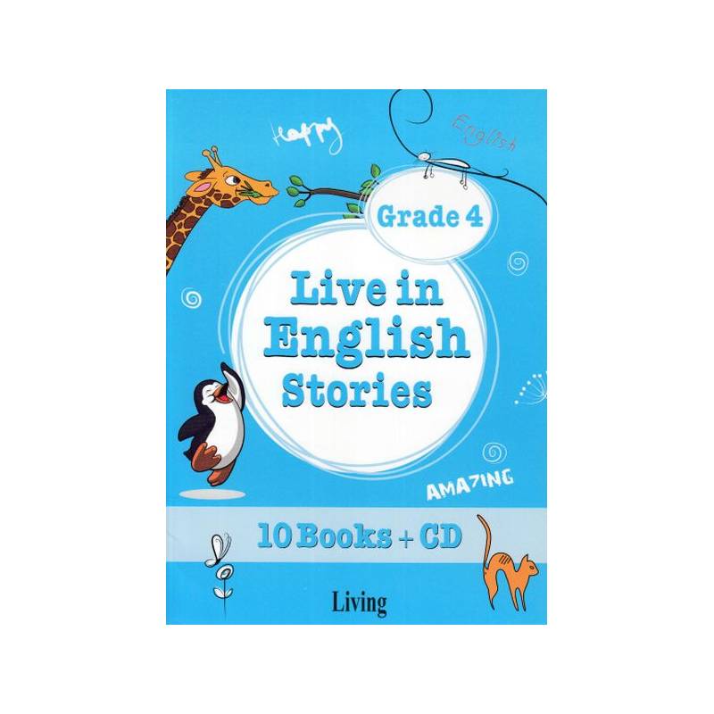 Grade 4 Live In English Stories 10 Books Cd