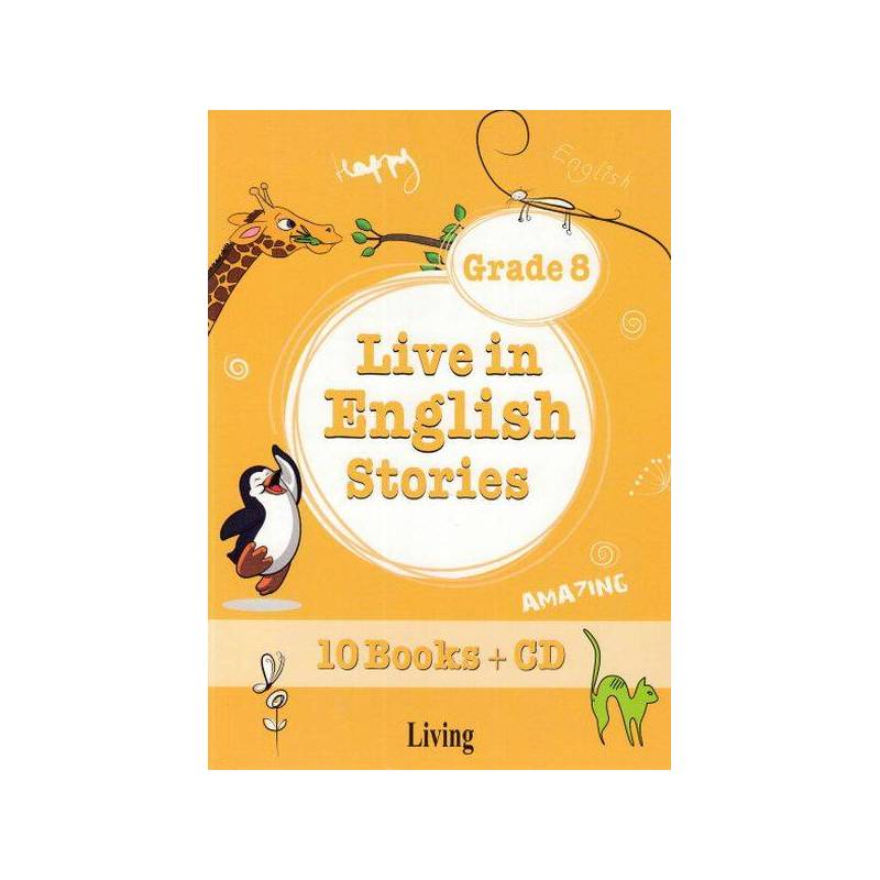 Grade 8 Live In English Stories 10 Books Cd