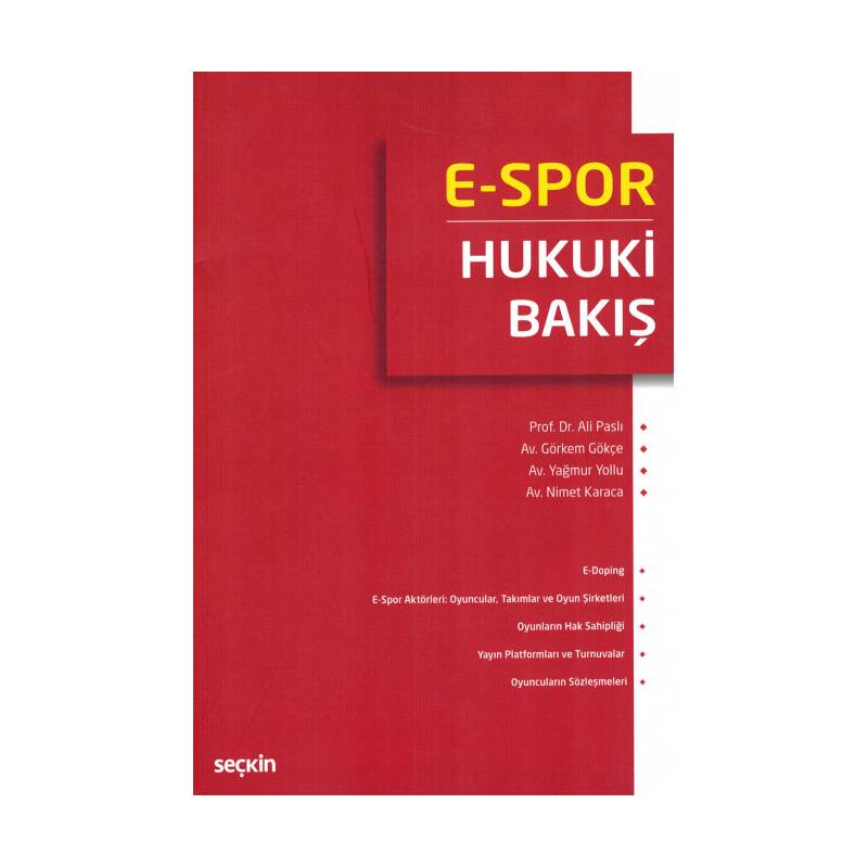 E-Spor / Hukuki Bakış