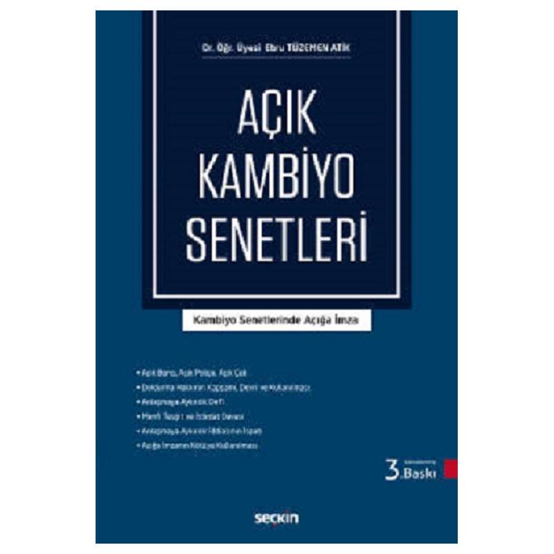 Açık Kambiyo Senetleri /...