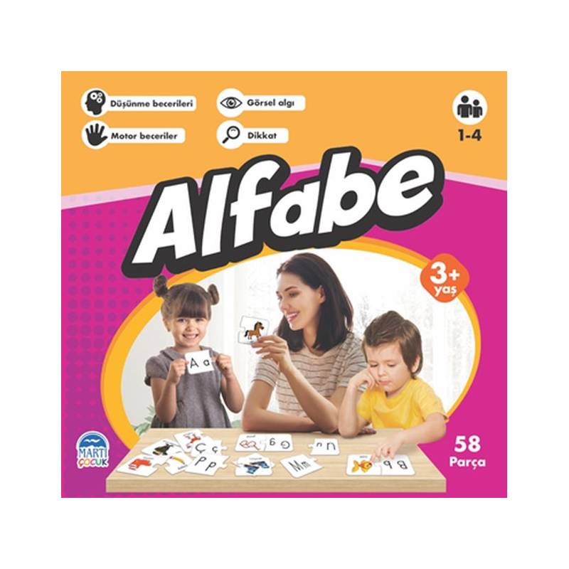 Alfabe Eğitici Yapboz 3 Yaş