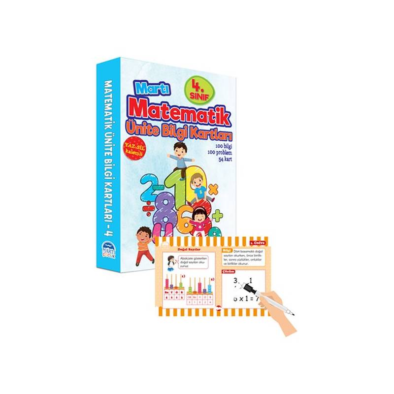 Martı 4.matematik Ünite Bilgi Kartları