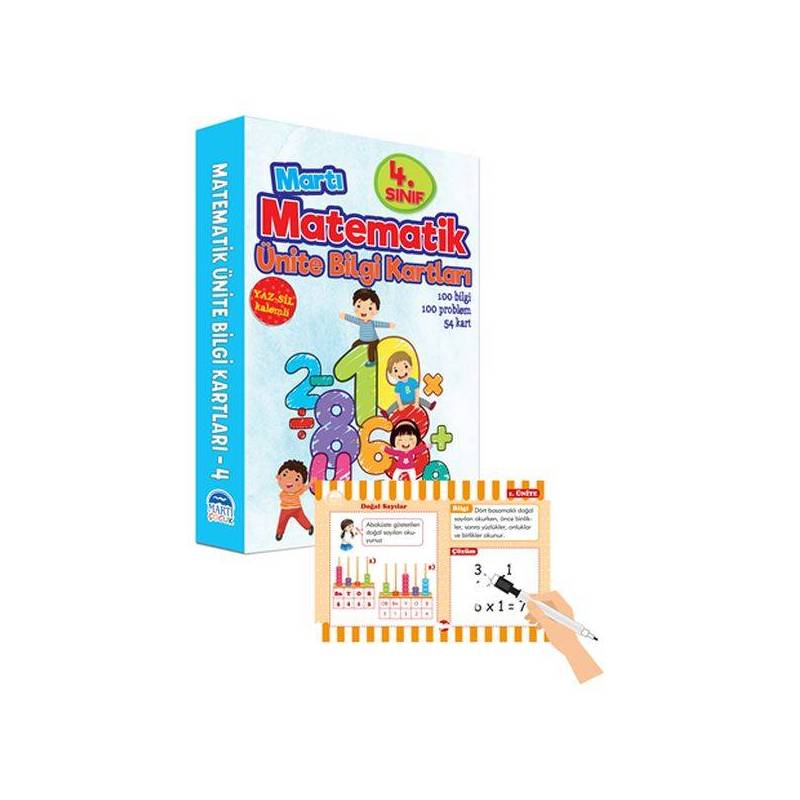 Martı 4.matematik Ünite Bilgi Kartları