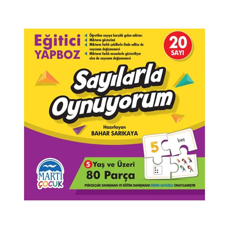 Sayılarla Oynuyorum Eğitici Yapboz