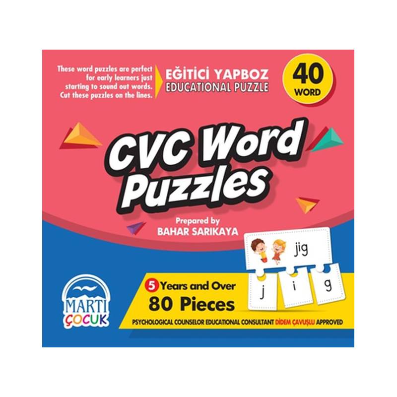 Cvc Word Puzzles Eğitici Yapboz