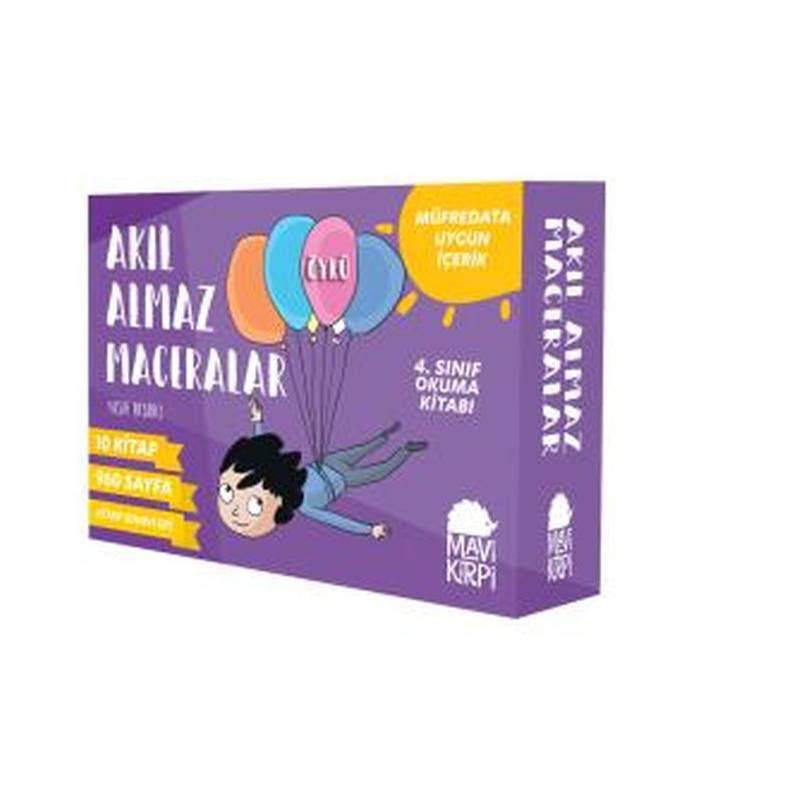 Akıl Almaz Maceralar 4. Sınıf Seti 10 Kitap