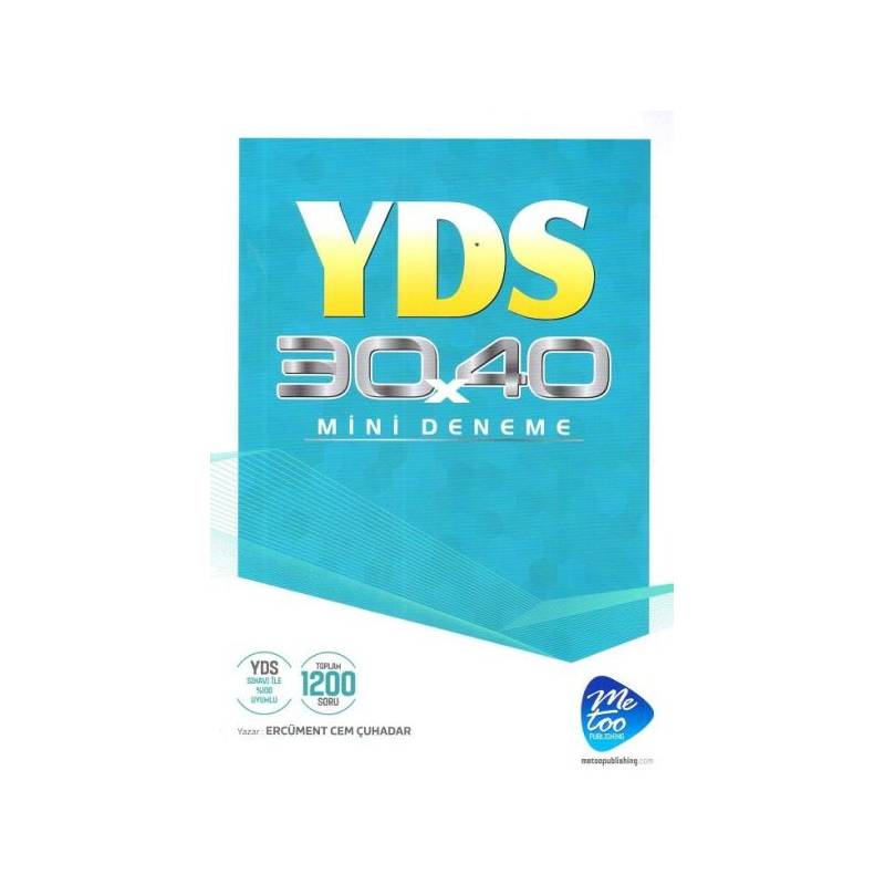 Me Too Publishing Yds 30X40 Mini Deneme