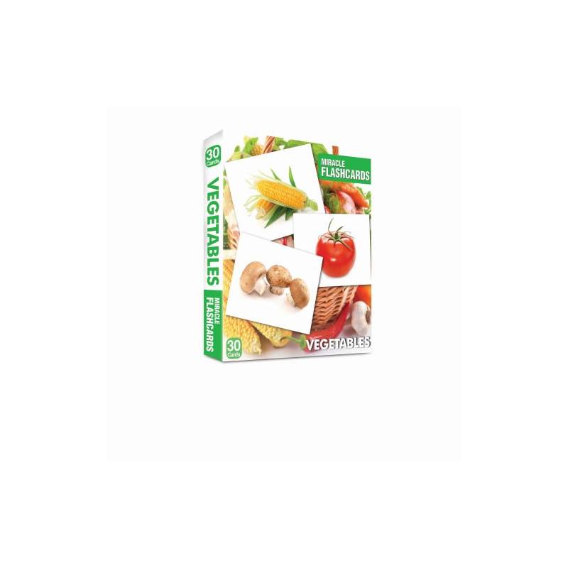 Vegetables Miracle Flashcards 30 Cards