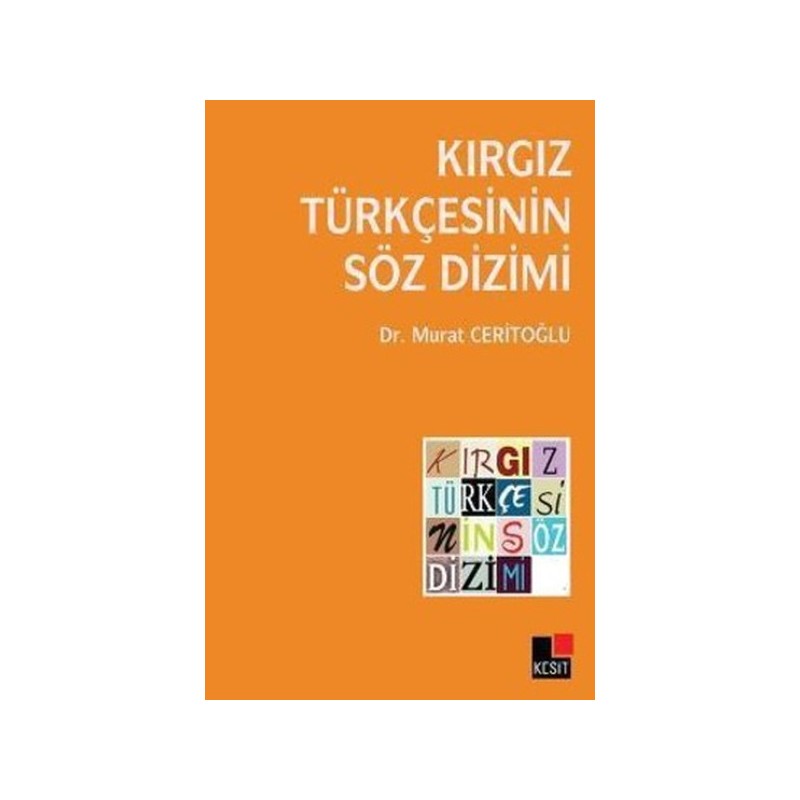 Kırgız Türkçesinin Söz Dizimi