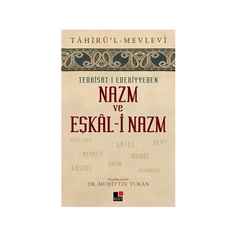 Tedrisat I Edebiyyeden Nazm Ve Eşkal I Nazm