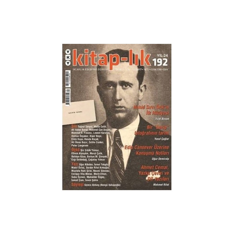 Kitap Lık Sayı 192 İki Aylık Edebiyat Dergisi