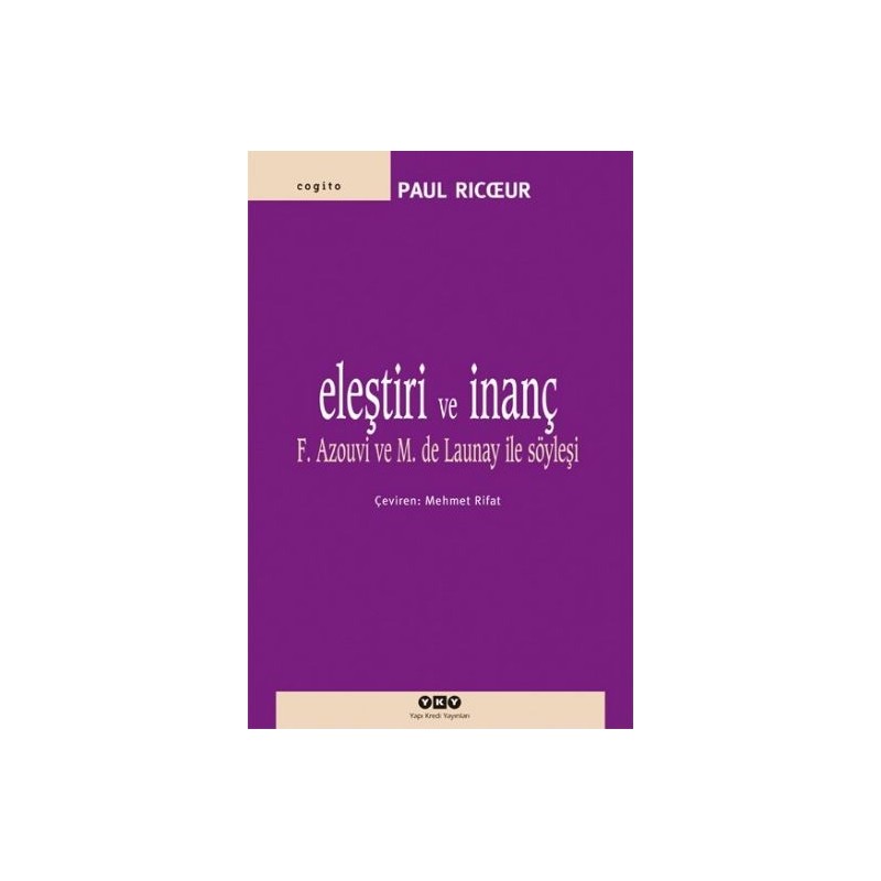 Eleştiri Ve İnanç