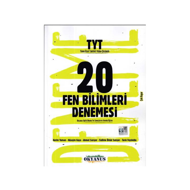 Okyanus Tyt 20 Fen Bilimleri Denemesi Yeni