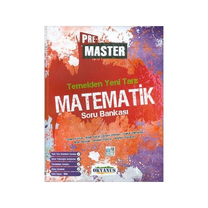 Okyanus Pre Master Temelden Yeni Tarz Matematik Soru Bankası Yeni