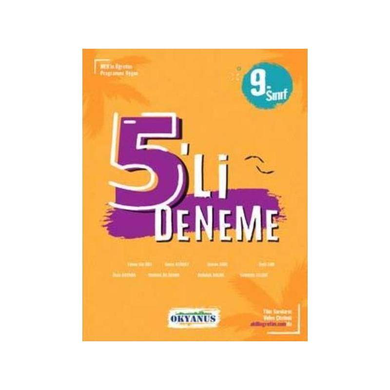 Okyanus 9. Sınıf 5 Li Deneme