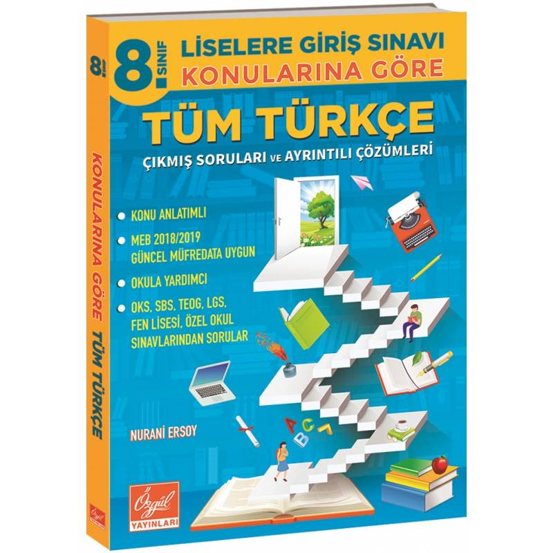 Özgül 8.sınıf Lgs Konularına Göre Tüm Türkçe Çıkmış Sorular Ve Çözümleri Yeni