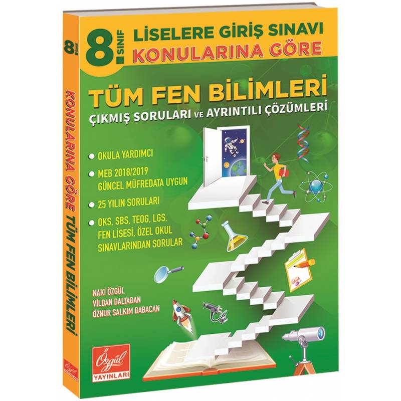 Özgül 8.sınıf Lgs Konularına Göre Tüm Fen Bilimleri Çıkmış Sorular Ve Çözümleri Yeni