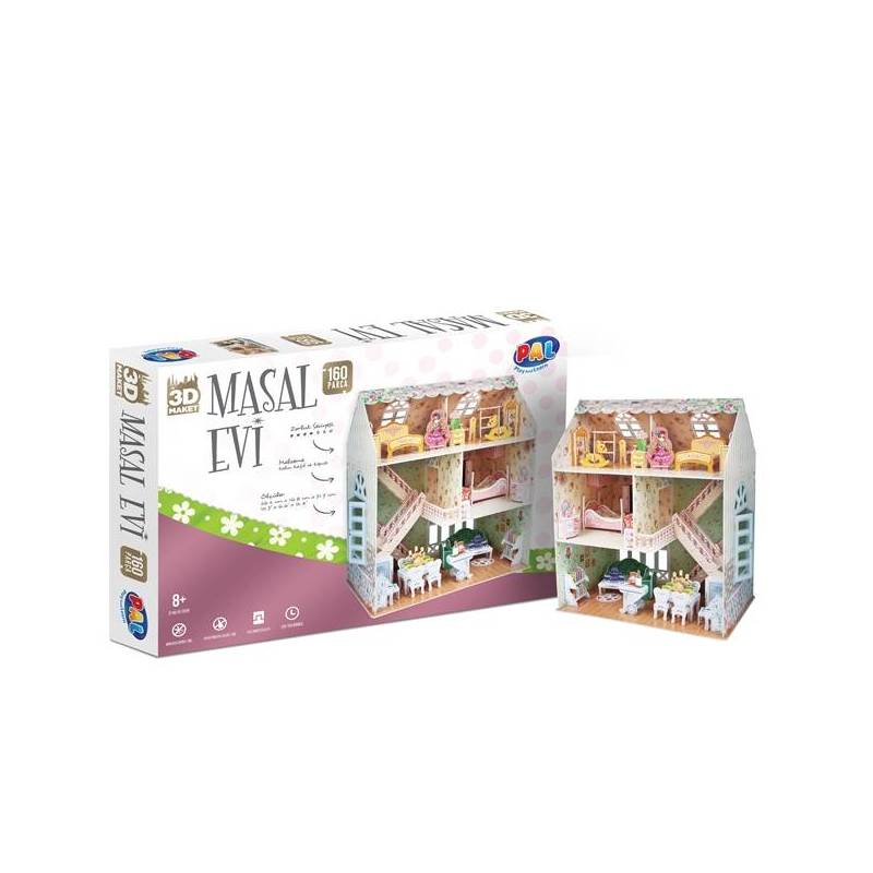 Masal Evi 3D Maket 160 Parça
