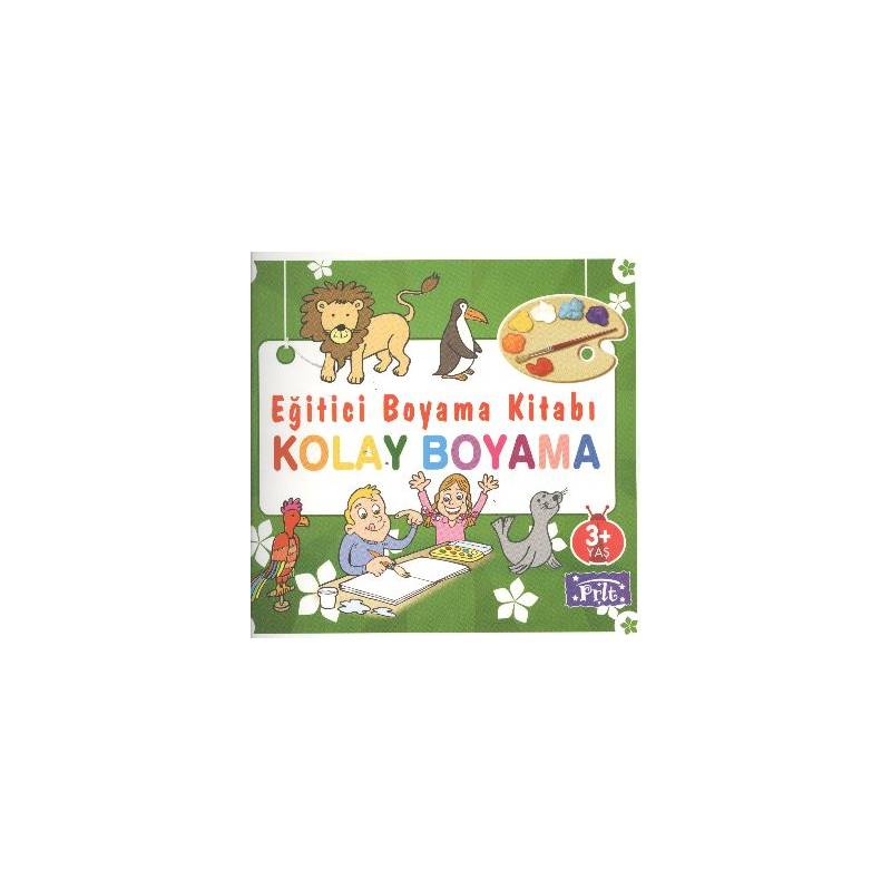 Eğitici Boyama Kitabı Kolay Boyama